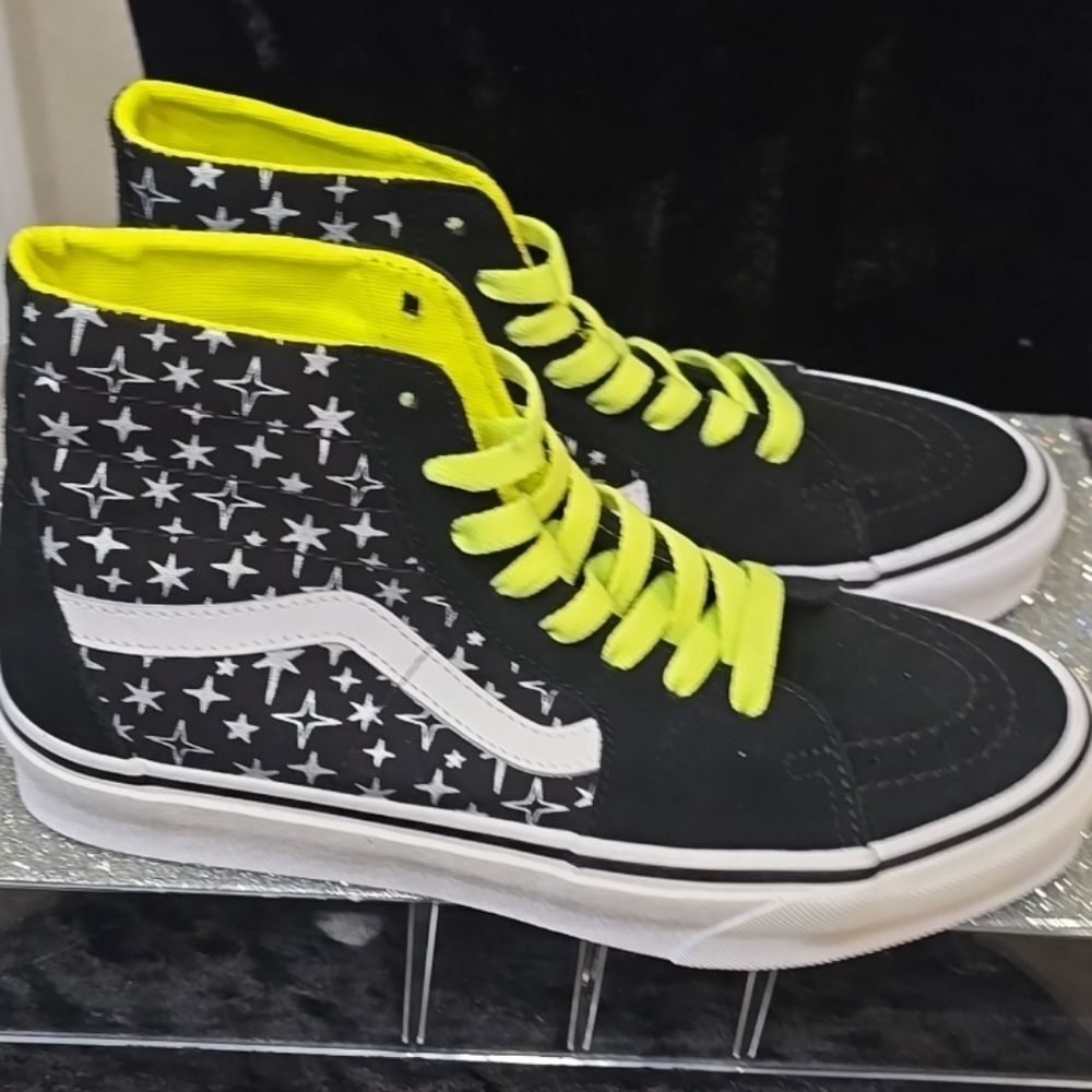 Vans SK8 Hi Black Star Sneakers - Picture 8 of 8